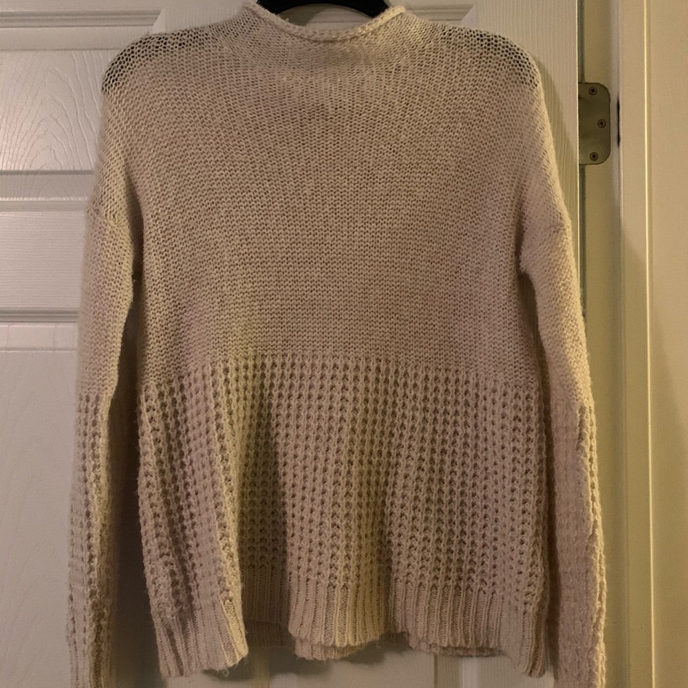 american eagle cream sweater